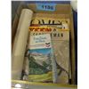 Image 1 : Box of assorted vintage road maps, magazines,