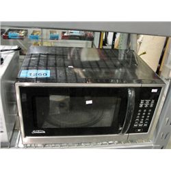 Sunbeam black and stainless microwave oven