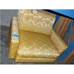 Retro 1950s stuffed arm chair