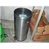 Stainless steel trash bin