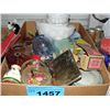 Image 1 : Box of assorted vintage collectables