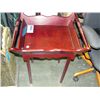 Image 1 : Cherry finish serving table
