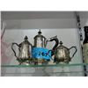 Image 1 : EArly 1900s silverplate 3pc coffee cream and sugar