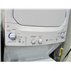 Image 2 : GE white stacker washer and dryer set