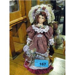 Porcelain collectors doll