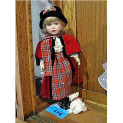 Porcelain collectors doll