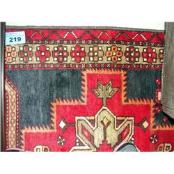 Hand knotted persian area rug runner