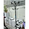 Image 1 : Retro chrome and black coat tree