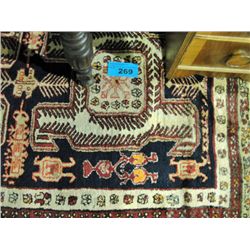 Hand knotted persian area rug runner