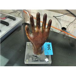 Decorative hand sculpture
