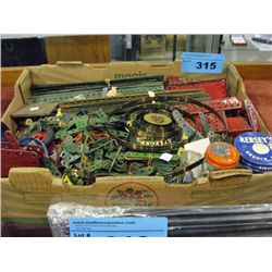 Box of old mechano parts