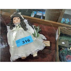 Porcelain collectors doll