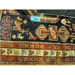 Hand knotted persian area rug