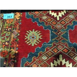 Hand knotted persian area rug runner