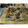 Image 1 : Box of 4 heavy roller casters and sockets