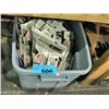 Image 1 : rubbermaid container of new assorted screw drivers