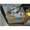 Image 1 : Box of assorted hardware; picture wire etc