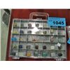 Image 1 : Case of assorted polished gemstones