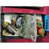 Image 1 : Box of assorted vintage collectables