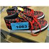 Image 1 : Pair of new size 9 black and red shoes