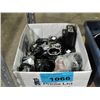 Image 1 : One box of assorted cameras, lenses and camera
