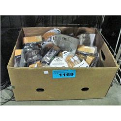 Box of assorted ipod and smart phone accessories