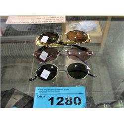3 pairs of sunglasses