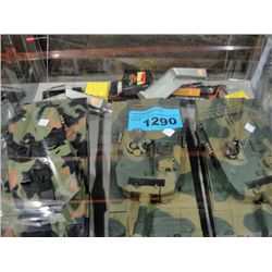 3 radio controlled military toy tanks