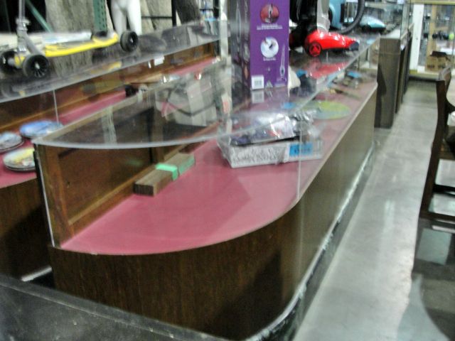 Large store display showcase