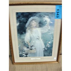 Framed print titled  kittens  by percy perant