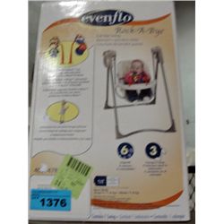 Evenflow rockabye full size baby swing (condition