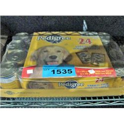 24pack of pedigree dog food