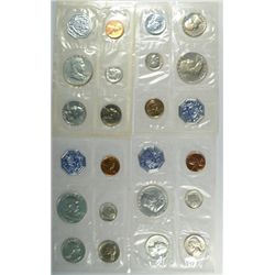 1960 THRU 1963 UNITED STATES PROOF SETS IN ORIGINAL MINT CELLO PACK