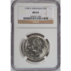 1938D Arkansas    NGC65   est  $500-$525