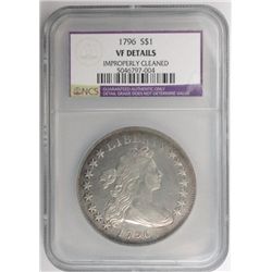 1796 Flowing hair $  B-4,BB-61 R3 per consignor NCS VF clnd VF GS = $4850