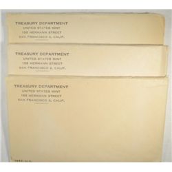 3  1962  mint sets with mint pkging  est $160-$175