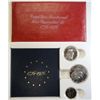 Image 1 : 1976 U.S.   MINT PROOF AND UNCIRCULATED BICENTENNIAL  40% 3 PIECE SETS