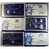 Image 1 : 1999 thru 2003 proof sets also 2007 set 10 of 14 coins no $ est $55-$60
