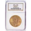 Image 1 : 1924 $20 GOLD ST. GAUDENS NGC MS-64