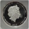 Image 3 : 2013  Australia snake high relief EARLY RELEASE  1 oz. silver  est  $70-$75