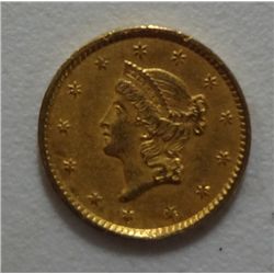 1849   $1 T1 Gold  XF/AU est  $200-$225