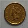 Image 1 : 1849   $1 T1 Gold  XF/AU est  $200-$225