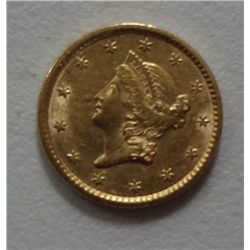 1852   $1 T1 Gold  XF/AU est  $200-$225