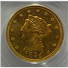 Image 2 : 1894   $2 1/2  Gold  PCGS53 est  $350-$360