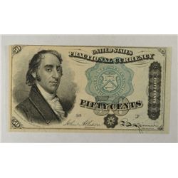 4th issue fractional currency 50 ct   CU  est  $80-$90