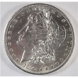 1891S  Morgan $  MS61   est $50-$55