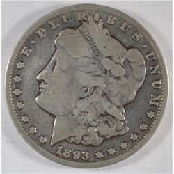 1893CC  Morgan $  VG  est $220-$230