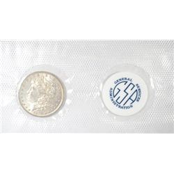 1883O Morgan $  SOFT PACK GSA RARE  AU58  est  $100-$110