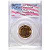 Image 1 : 2000 1/4 oz. Gold KRAND PCGS GROUND RECOVERY WTC GEM UNC  est  $500-$525
