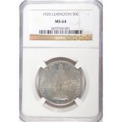 1925  Lexington half $  NGC 64  est  $125-$135